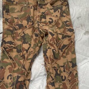 Cloth & Stone Kids Camo Patchwork Pants